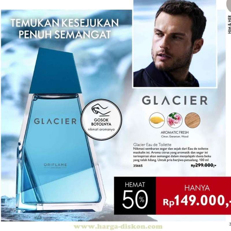 Glacier eau deals de toilette