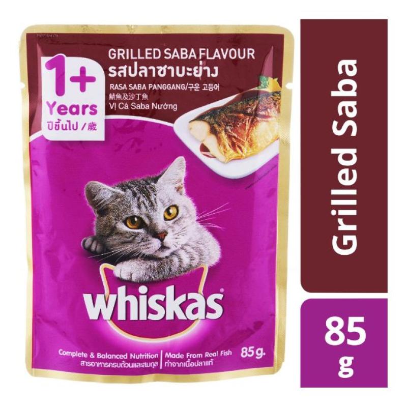 Jual Whiskas Grilled Saba Adult Sachet 85 Gram Online November 2020 Blibli Com