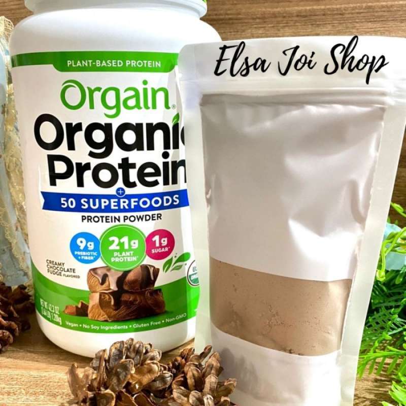 BULAN INI AJA KAK! SHARE IN ORGAIN ORGANIC PROTEIN 50 SUPERFOODS PROTEIN POWDER - 200 GR ADA VOUCHER DISKON