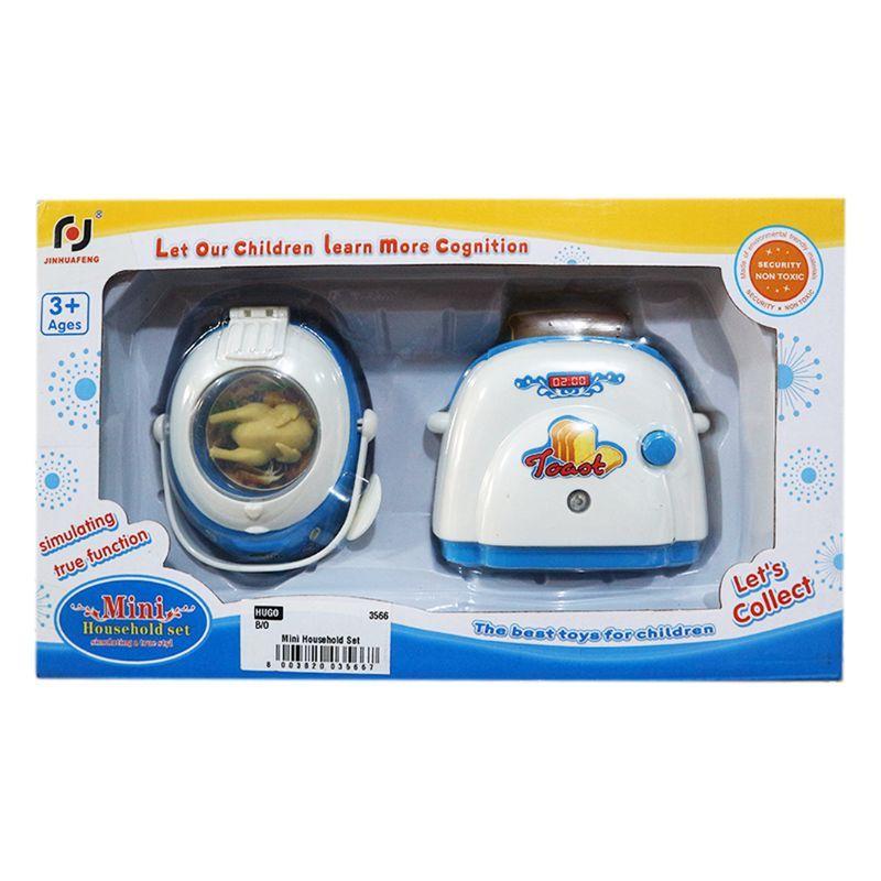 shiny toys mainan set kitchen pemanggang roti ayam mini house hold