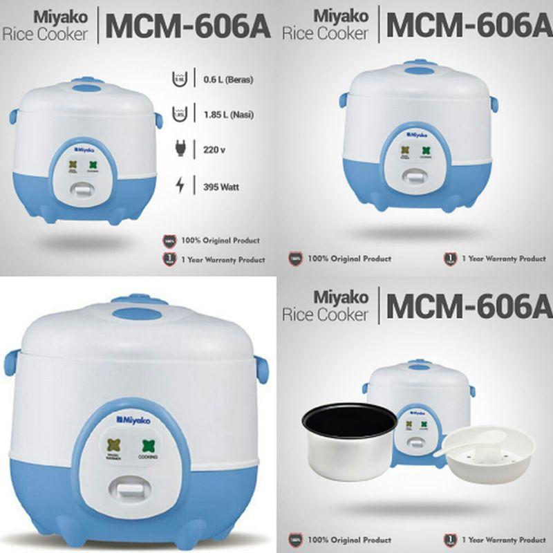 Jual Miyako Mcm 606a Magic Com Rice Cooker 0 6 L Online Mei 2020