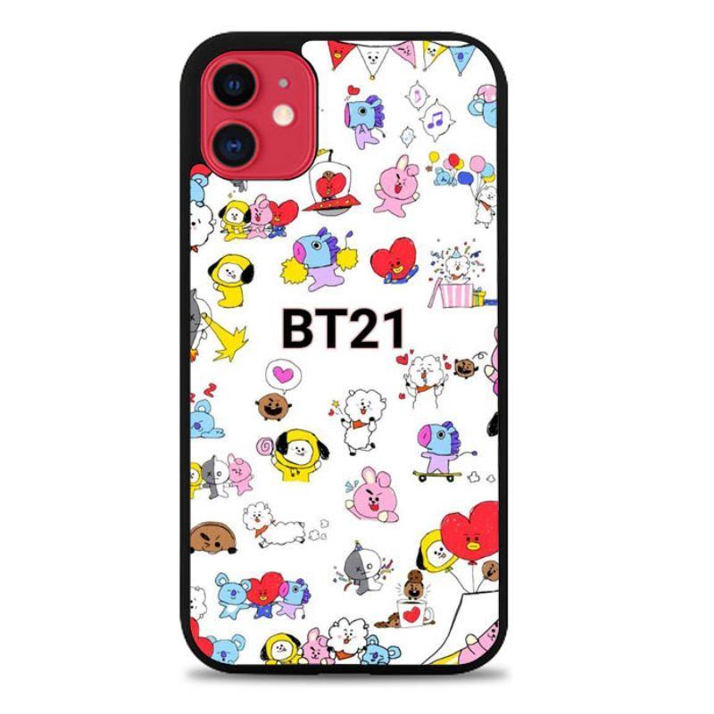 Premium Casing Iphone 11 Custom Hardcase Hp Bt21 Pattern Wallpaper L0667