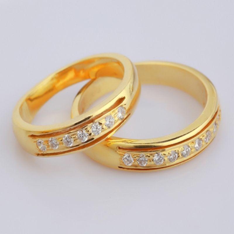 Jual Cincin Nikah Tunangan Kawin Couple Emas Kuning Terbaru November 2021 Harga Murah Kualitas Terjamin Blibli