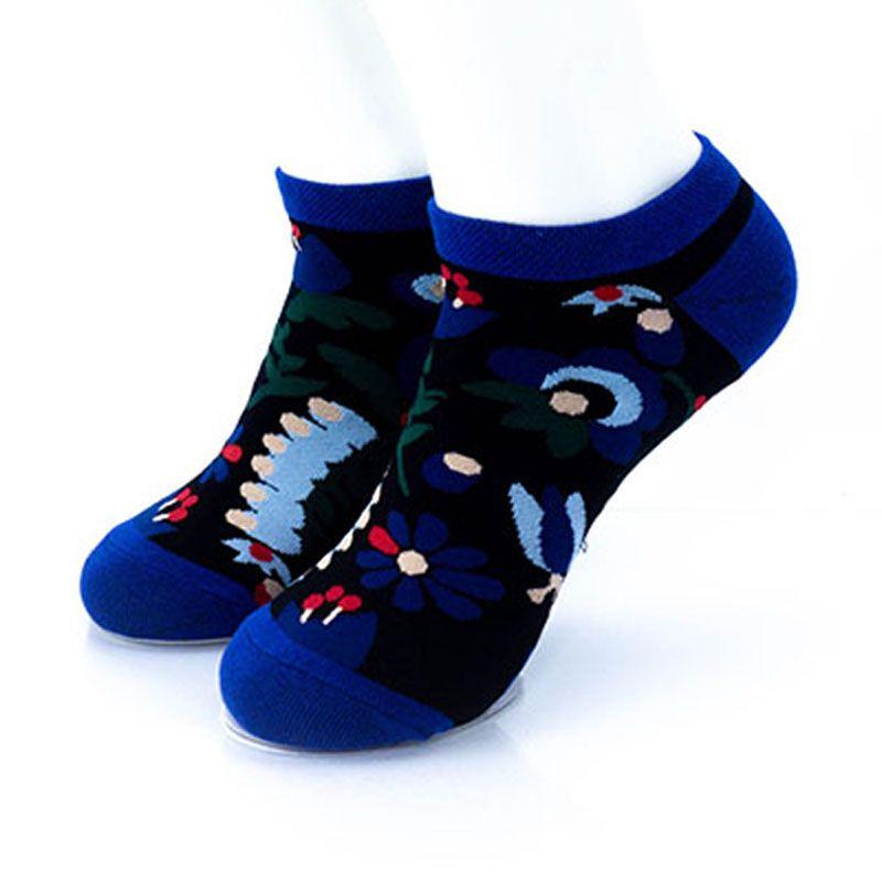 Jual Cooldesocks Motif Blue Flowers Kaos Kaki Ankle Original Online Oktober 2020 Blibli Com