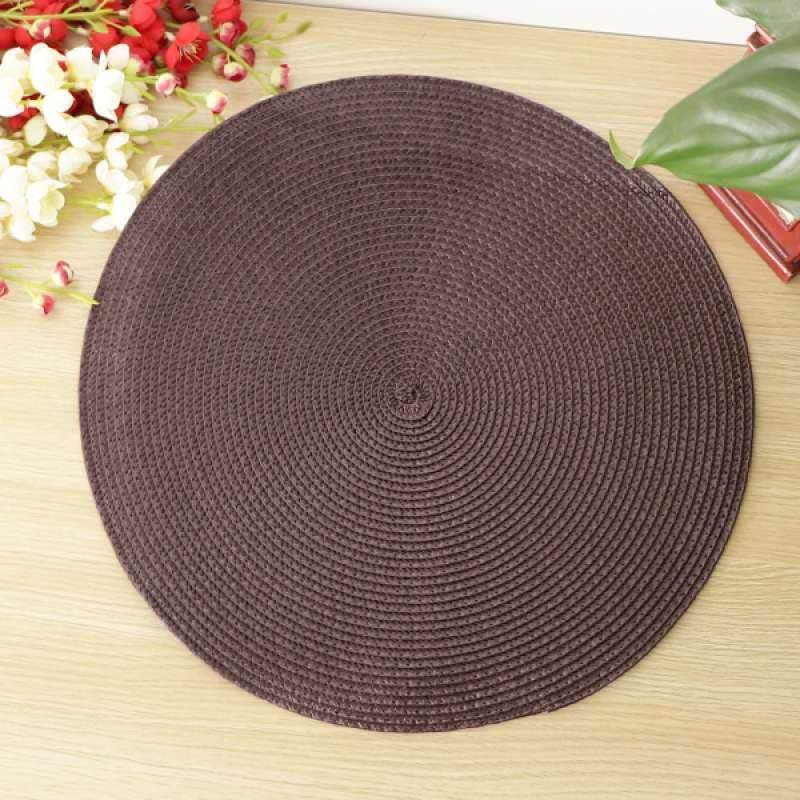 Jual Oem Round Placemats Table Placemats Washable Reversible For Kitchen Holiday Online Oktober 2020 Blibli Com
