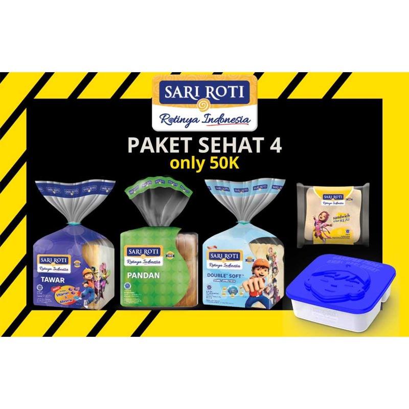 Jual Sari Roti Paket Sehat 4 Free Lunch Box Online September 2020 Blibli Com
