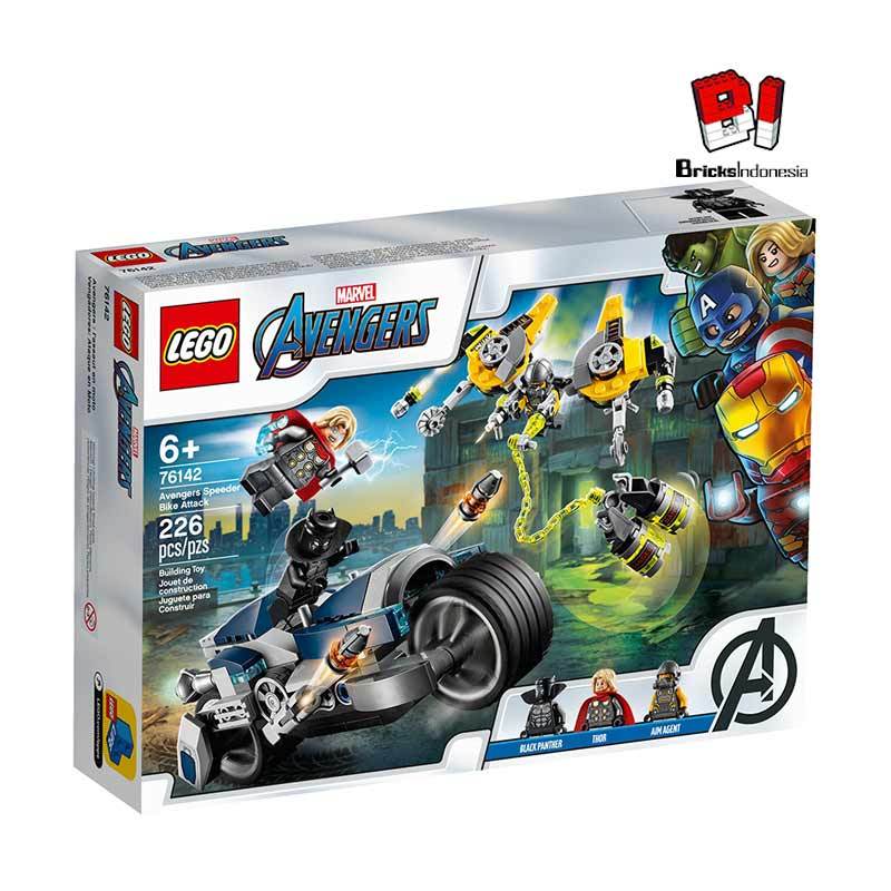 Jual Lego Super Heroes 76142 Avengers Speeder Bike Attack Blocks Stacking Toys Online September 2020 Blibli Com