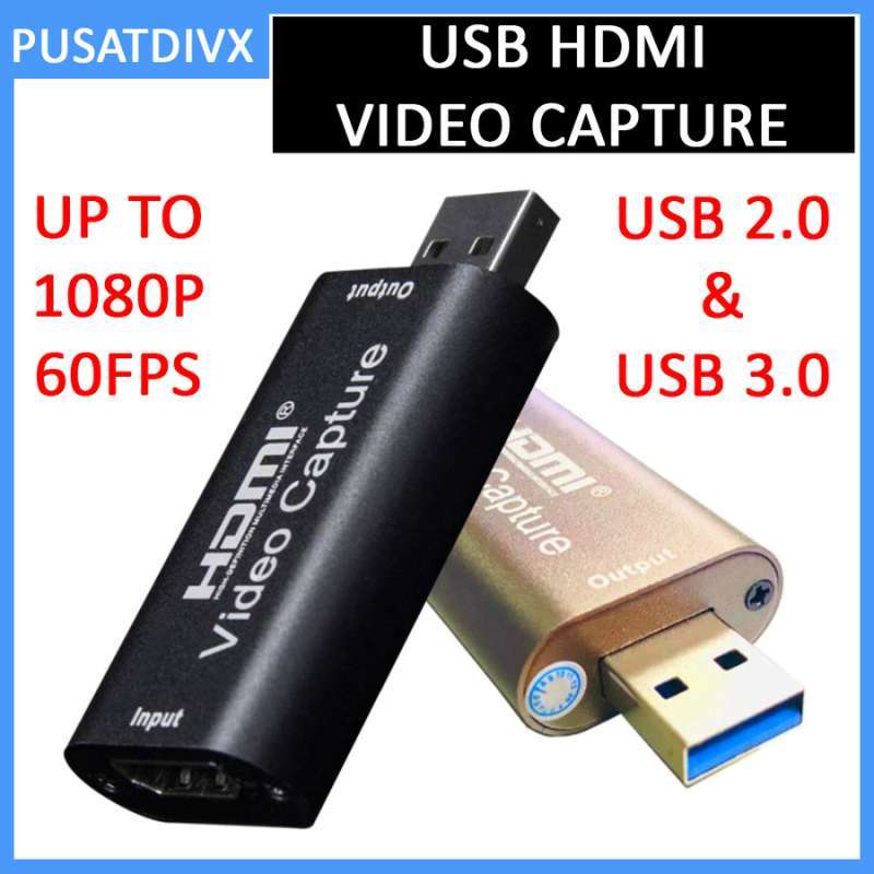 Jual PUSATDIVX USB HDMI VIDEO CAPTURE STREAMING PS XBOX NINTENDO