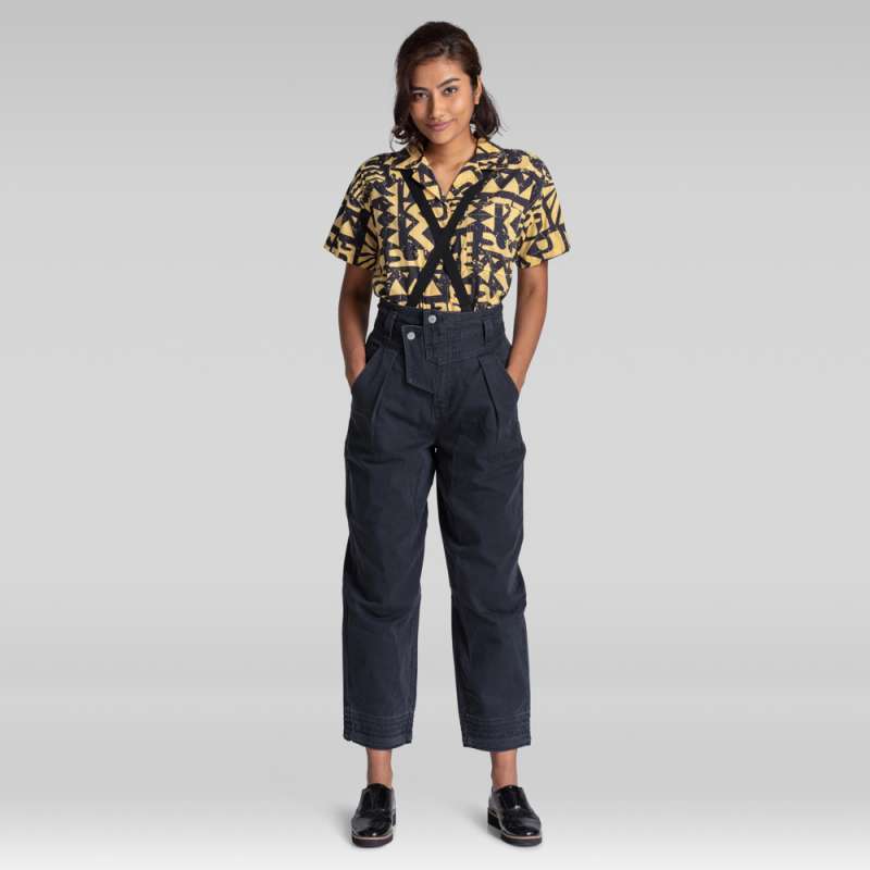 El pleated sales jeans