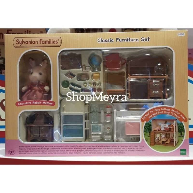 Sylvanian families shop classic furniture set