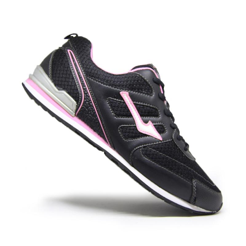 Jual Loggo Jogging Stardust 05 Sepatu Sneakers Wanita Hitam Pink Online Oktober 2020 Blibli Com