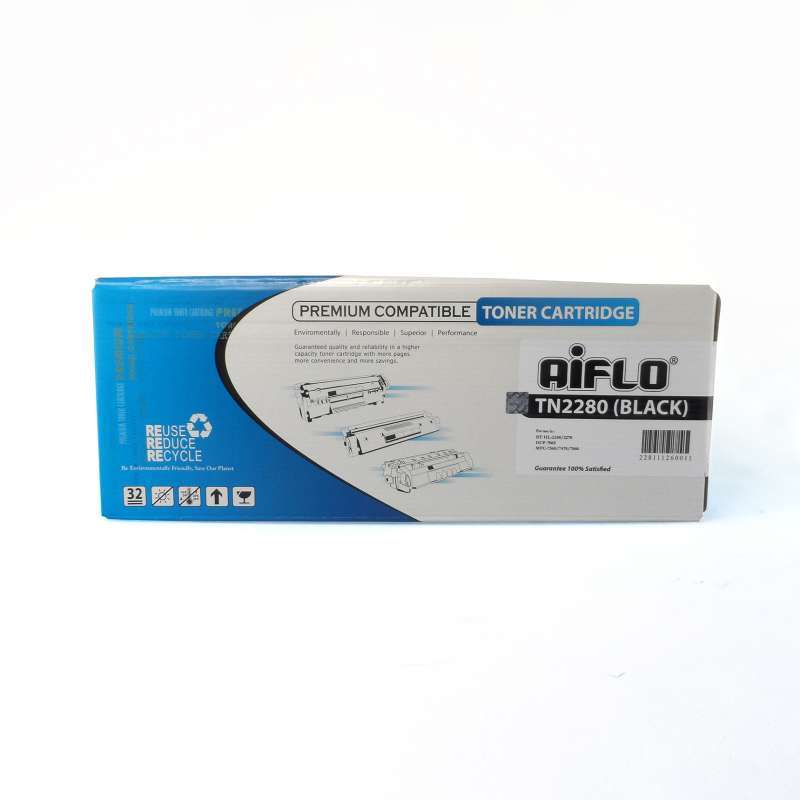 Aiflo Cartridge Toner For Printer Brother - Black [TN2280]