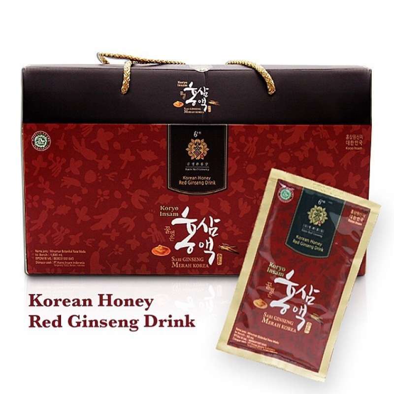 Jual Kr Ginseng Korean Honey Red Ginseng Drink 1 Box Besar 30 Sachet Online November 2020 Blibli Com