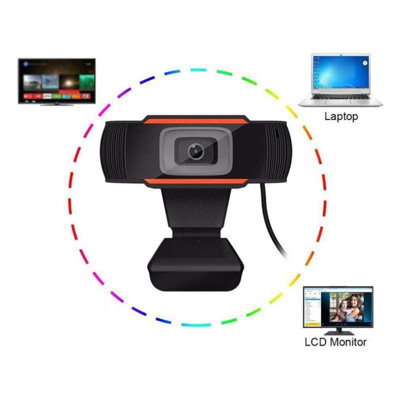 Jual Web Camera Rotatable 2 0 Hd Webcam 1080p Usb Camera Video Recording Web Camera With Microphone For Pc Computer Online Desember 2020 Blibli