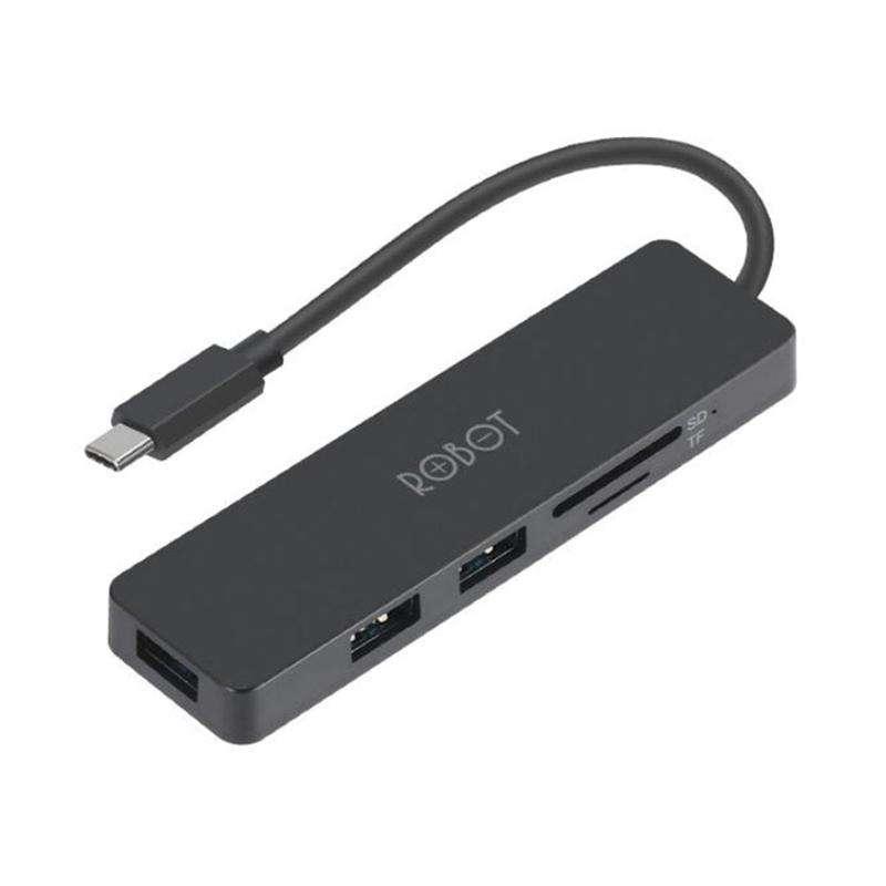 Jual Robot Ht240 Usb Type C Hub Laptop Card Reader Sd Card Micro Sd 5 In 1 Online November 2020 Blibli
