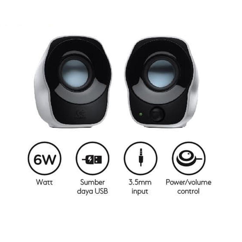 Logitech z121 2025 compact stereo speaker
