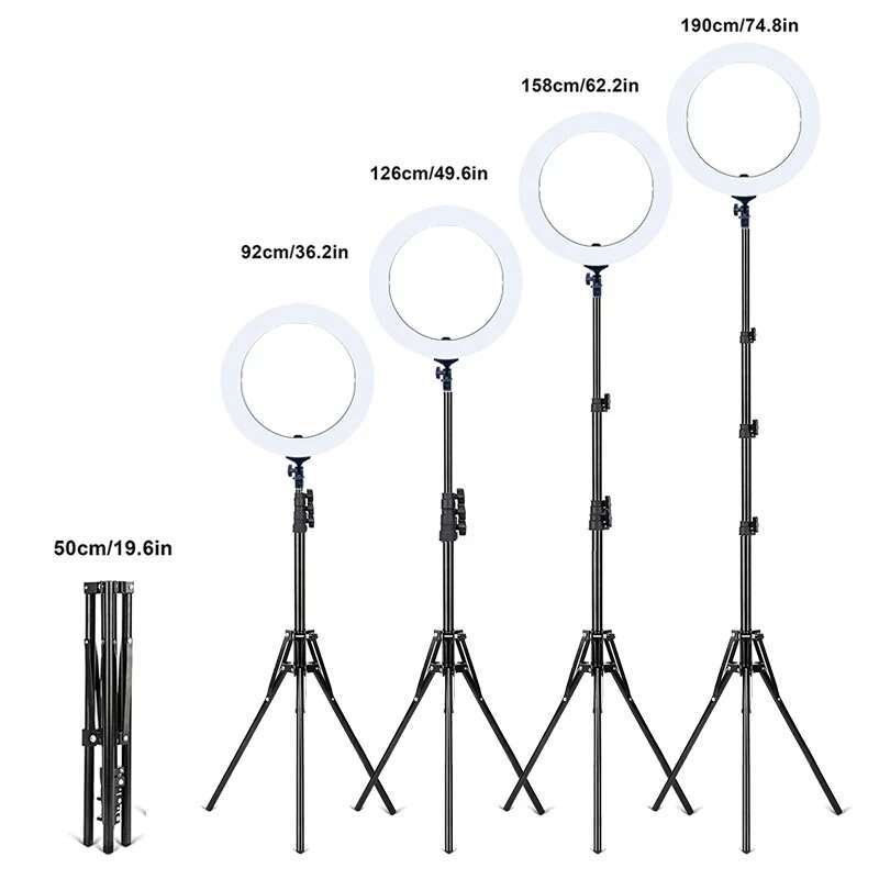 Jual Zomei Zm R16b Ring Light For Makeup Or Video 16 Inch Led 3200 5600k Online November 2020 Blibli Com