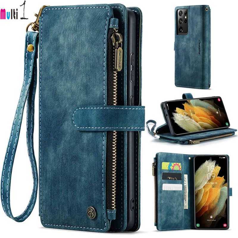 CASEME C30 SAMSUNG GALAXY S21 Ultra Samsung S21 Ultra Flip Case Wallet  Multi slot