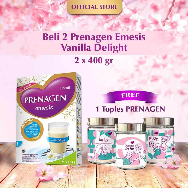 Jual Buy 2 Prenagen Emesis Vanila Delight Susu Ibu Hamil 400 G Free Toples Prenagen Online September 2020 Blibli Com