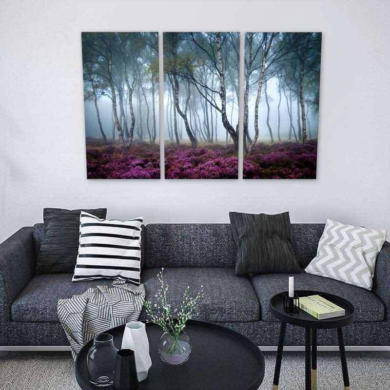 Jual Art Tho Misty Garden Wall Canvas Dekorasi Dinding Online Januari 2021 Blibli