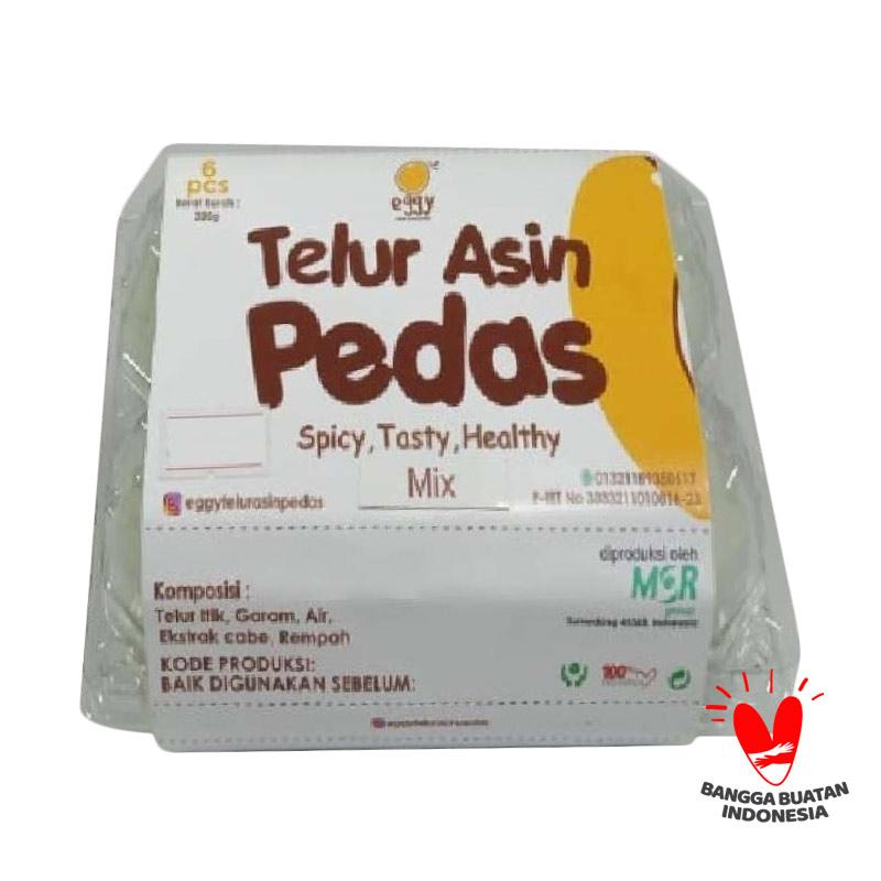 Jual Eggy Telur Asin Pedas Makan Instan 4 Butir Online Desember 2020 Blibli