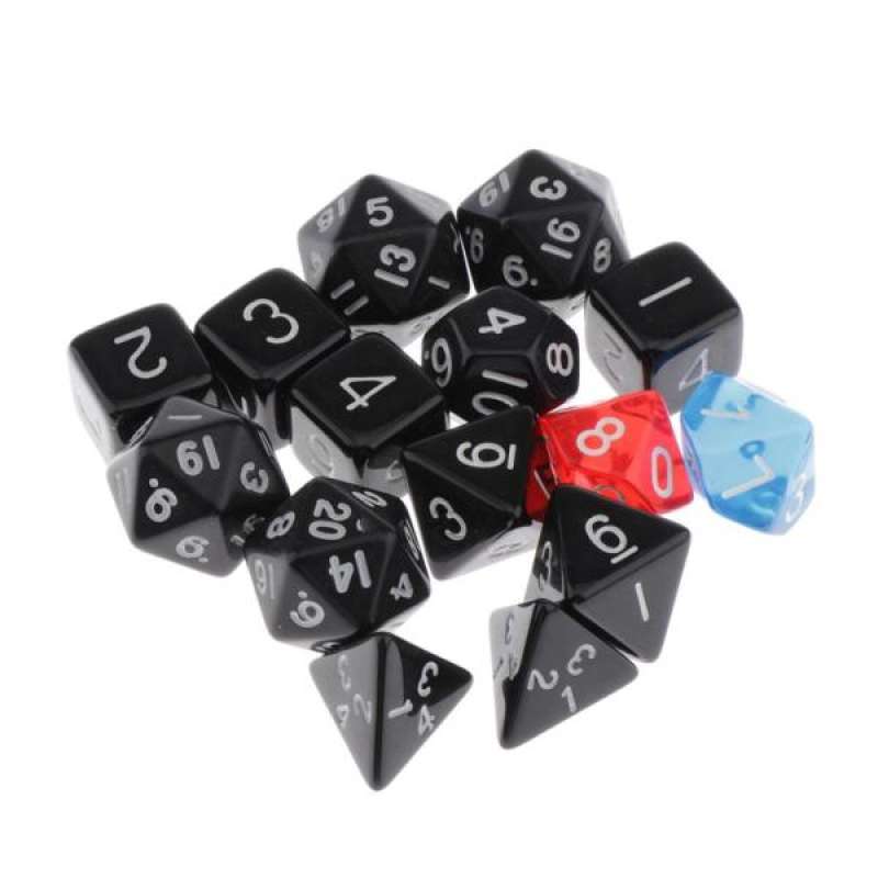 Jual Oem Multi Sided Acrylic D D Game Dices Kids Board Ganme Trpg Game Props 15 Pcs Terbaru Juli 21 Blibli