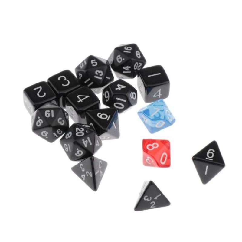 Jual Oem Multi Sided Acrylic D D Game Dices Kids Board Ganme Trpg Game Props 15 Pcs Terbaru Juli 21 Blibli