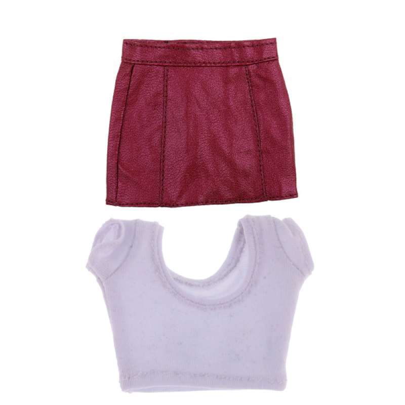 Jual Oem 1 6 Scale Red Pu Leather Skirt Crop Top For 12 Ttl Enterbay Figures Online September 2020 Blibli Com