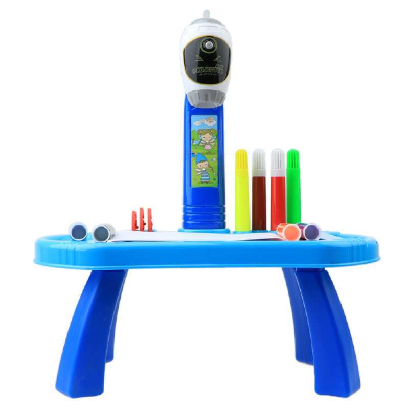 oem projector painting drawing board educational toy learning set table lamp