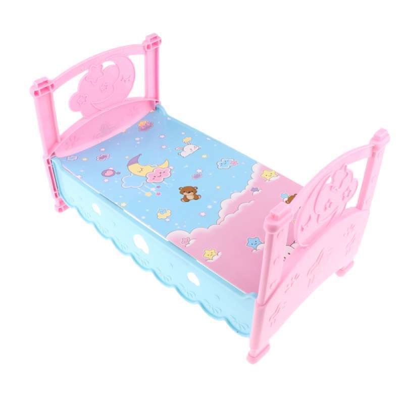 Jual Oem Cute Baby Bed Crib Cradle Model For Mellchan Doll Houses Furniture Assembly Online September 2020 Blibli Com