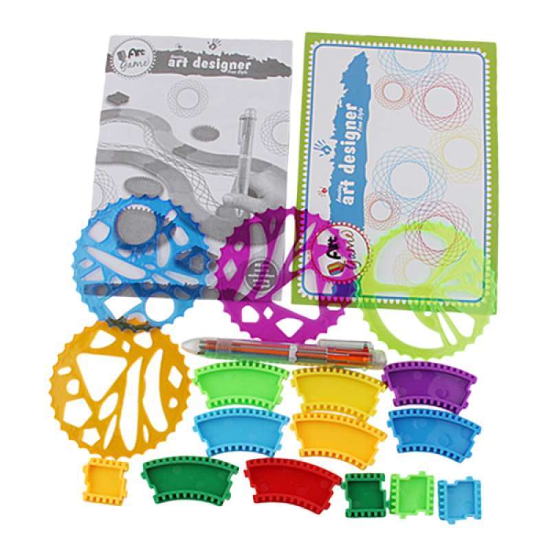 Jual Oem New Geometric Ruler Stencil Spiral Art Classic Toy Stationery Tools For Kids Murah September 2020 Blibli Com