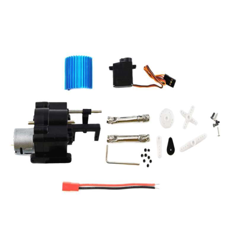 1/16 RC Car Toy Metal Transfer Gear Box with 370 Heat Sink Motor Fin for WPL JJRC FY001 Slivery RC Car Gear Box dezirZJjx Metal Gearbox 1/16 RC Car Toy Metal Transfer Gear Box with 370 Heat Sink Motor Fin for WPL JJRC FY001 Slivery RC Car Gear Box dezirZJjx Metal Gearbox