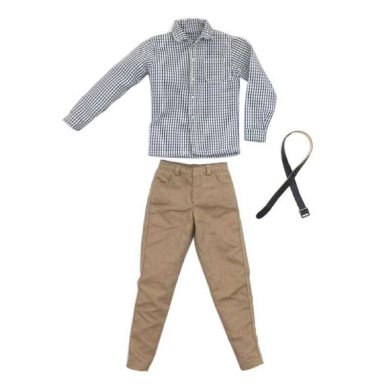 Jual OEM Plaid Shirt Khaki Trousers 