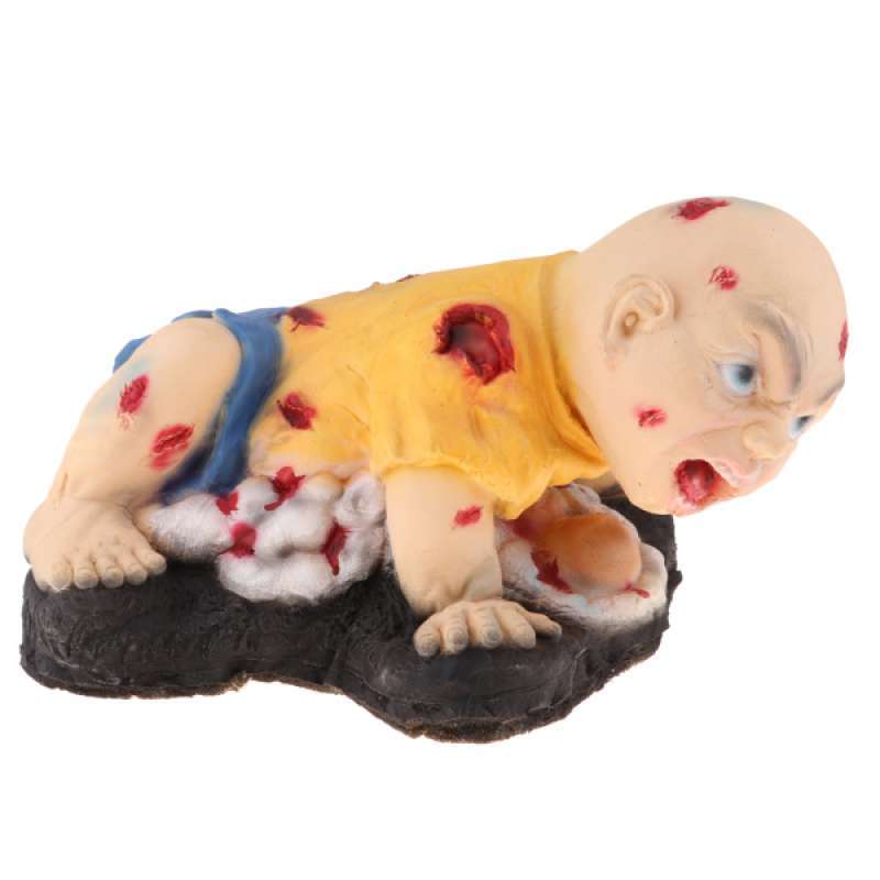 crawling zombie doll