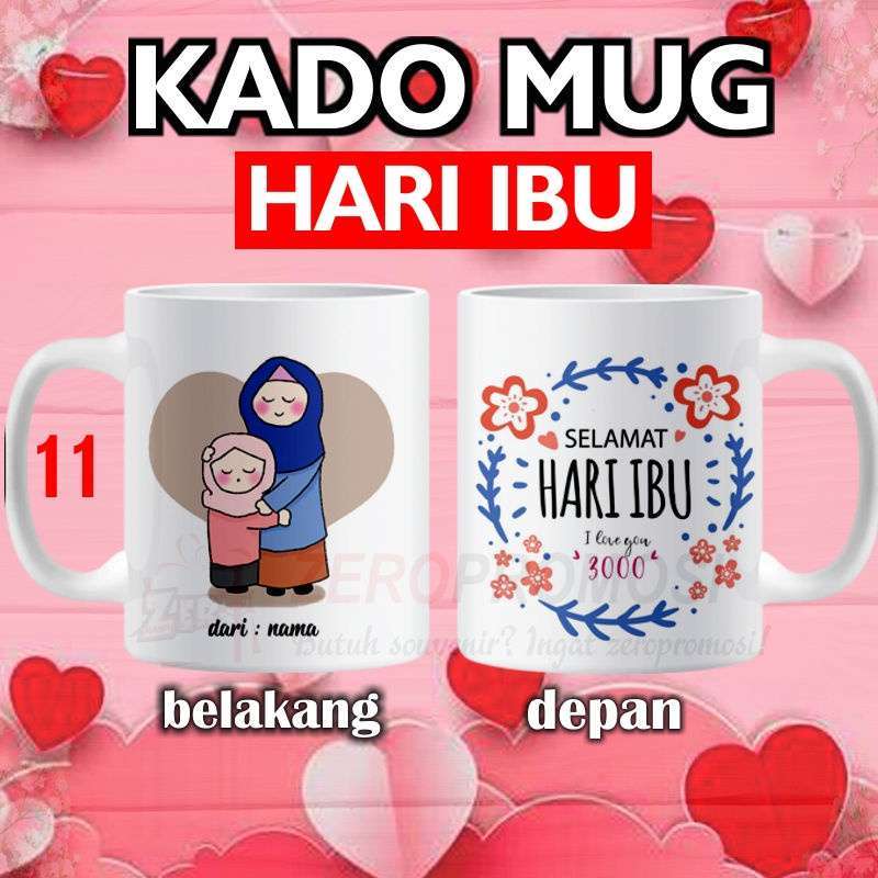 Jual Kado Mug Hari Ibu Mug Custom Selamat Hari Ibu Mug Happy