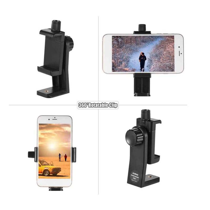 Jual Andoer Smartphone Clip Phone Holder Hitam Online September 2020 Blibli Com