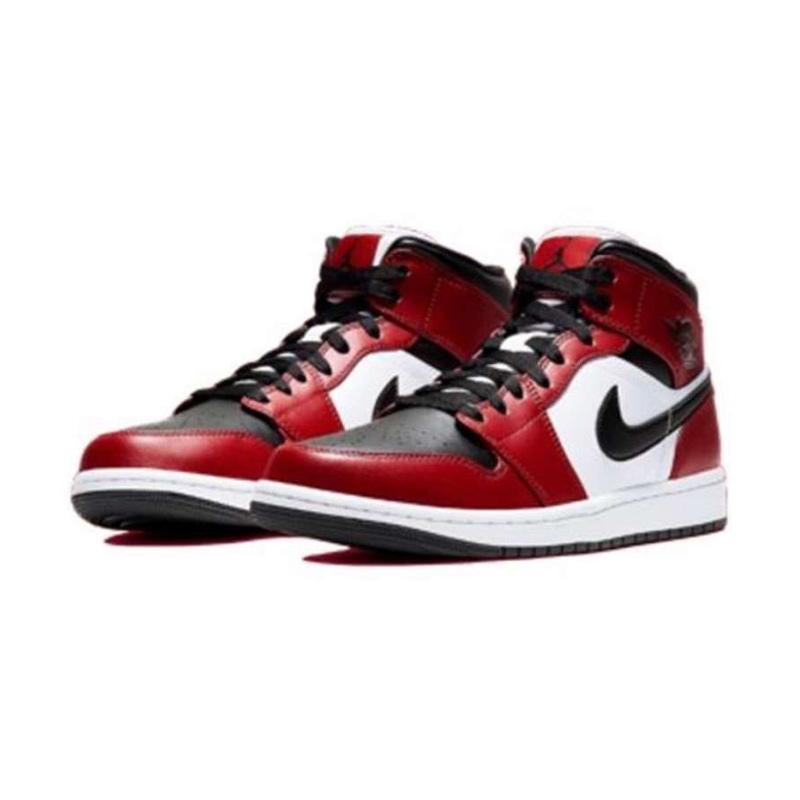 Jual NIKE Air Jordan 1 Mid Chicago Black Toe Sneakers Pria di Seller Go  Market - Kota Jakarta Selatan, DKI Jakarta | Blibli