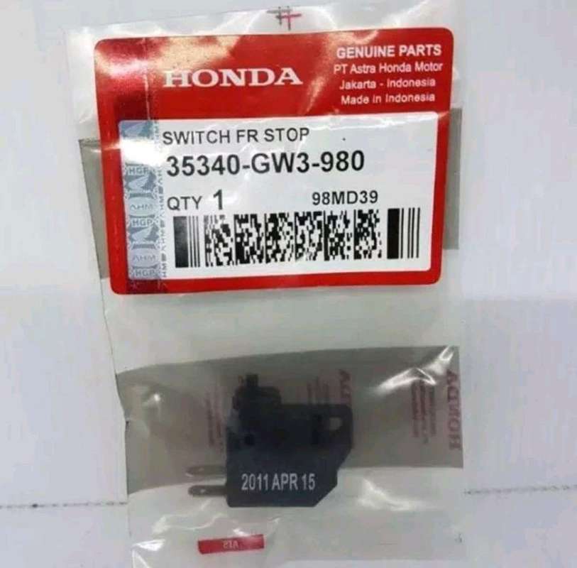 Jual Honda Switch Rem Depan Motor For Honda Supra X Beat Karisma Blade Revo Beat Spacy Original Online November 2020 Blibli