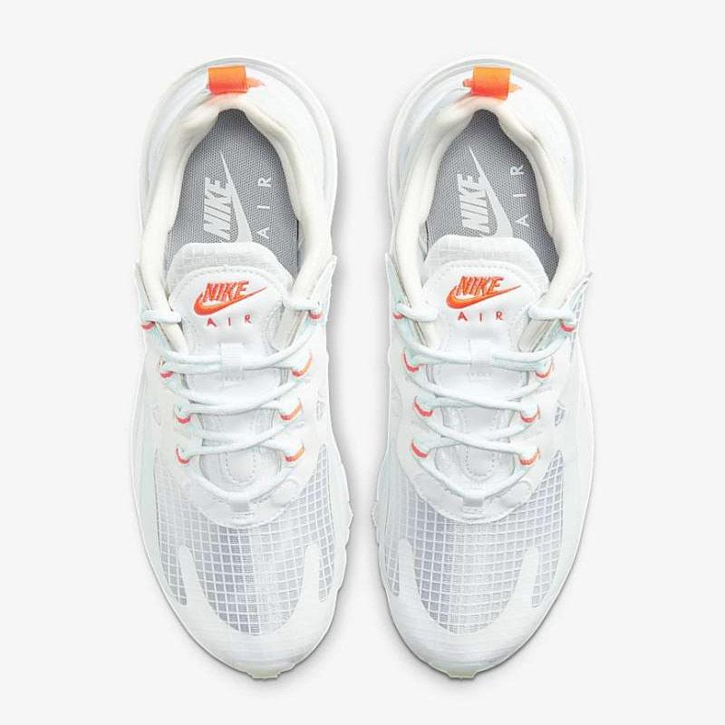 nike women's air max 270 react casual shoes in purple
