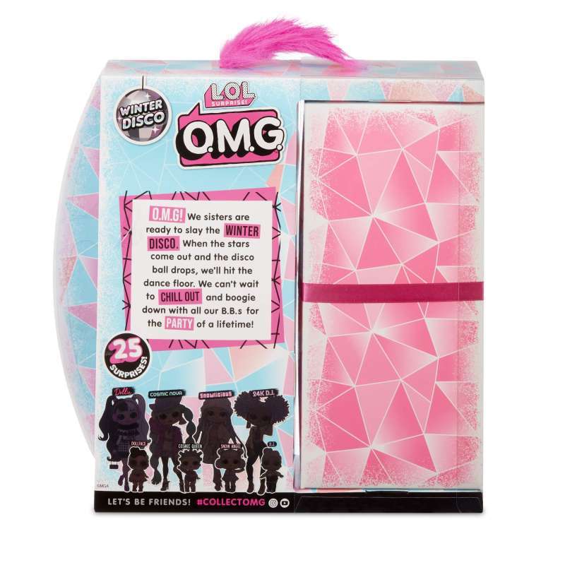 lol surprise lol surprise o m g winter disco dollie fashion doll