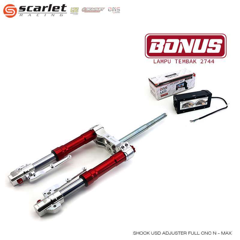 Jual Scarlet Racing Shock Usd Adjuster Full Cnc Upside Down Nmax Online September 2020 Blibli Com