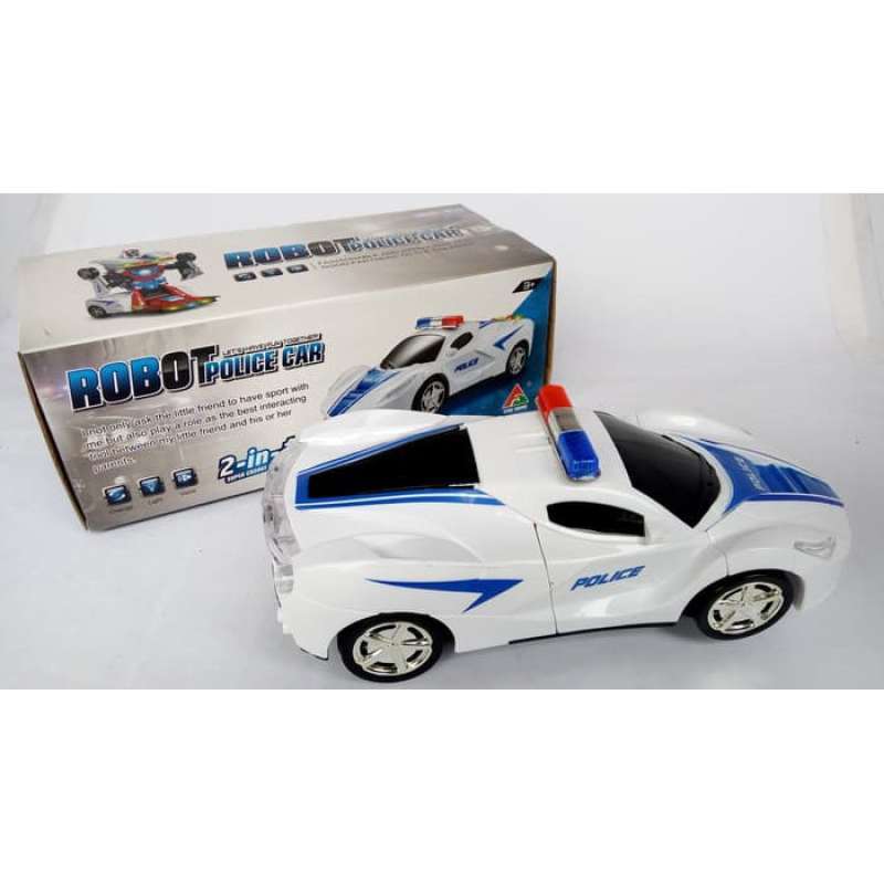 Jual Mainan Mobilan Anak Robot Transformer Police Car Mobil Robot Anak Online November 2020 Blibli Com