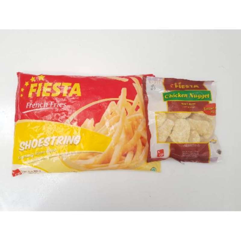 Jual Paket Hemat Kentang Shoestring Fiesta 500gr Naget Ayam Fiesta 250gr Online Januari 2021 Blibli