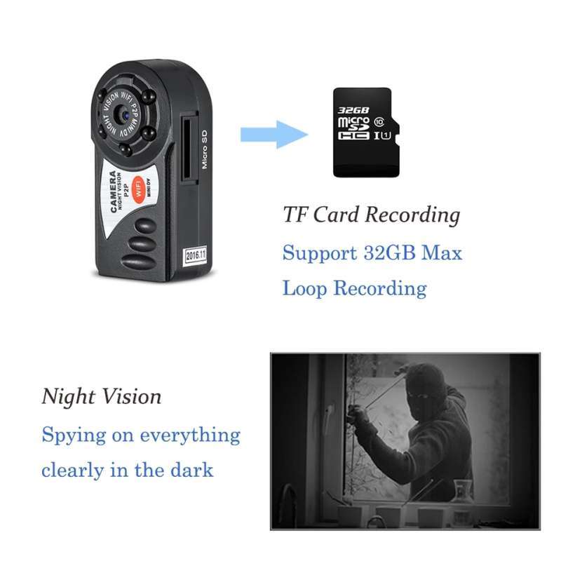 Jual Ns Kamera Mini Pengintai Q7 Wifi Spy Camera Mini Cctv Mini Online November 2020 Blibli Com