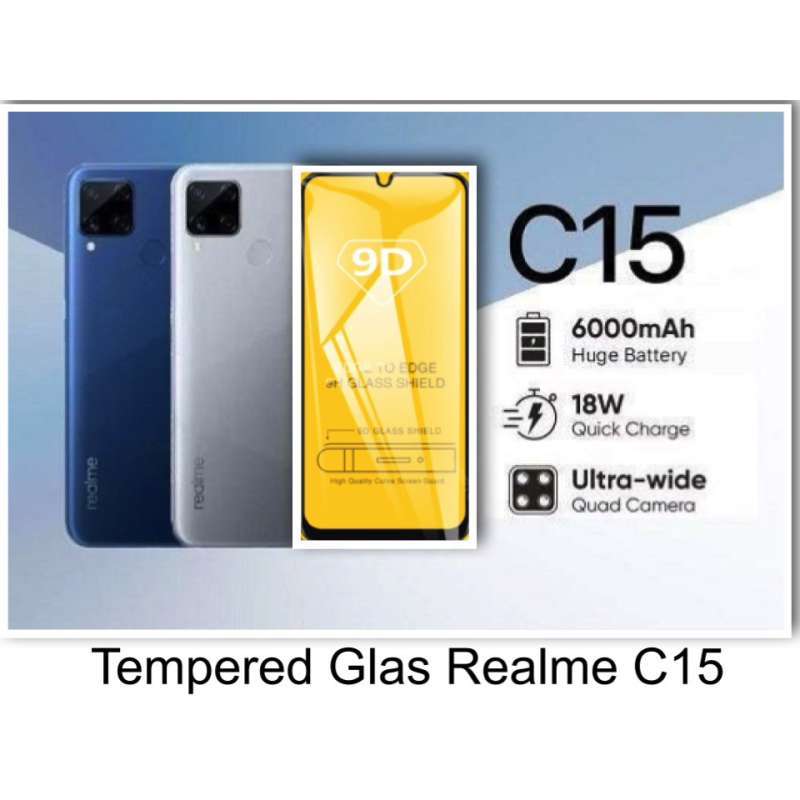 Jual Tempered Glass Realme C15 Anti Gores Kaca Full Layar 9d 11d 21d Online Maret 2021 Blibli