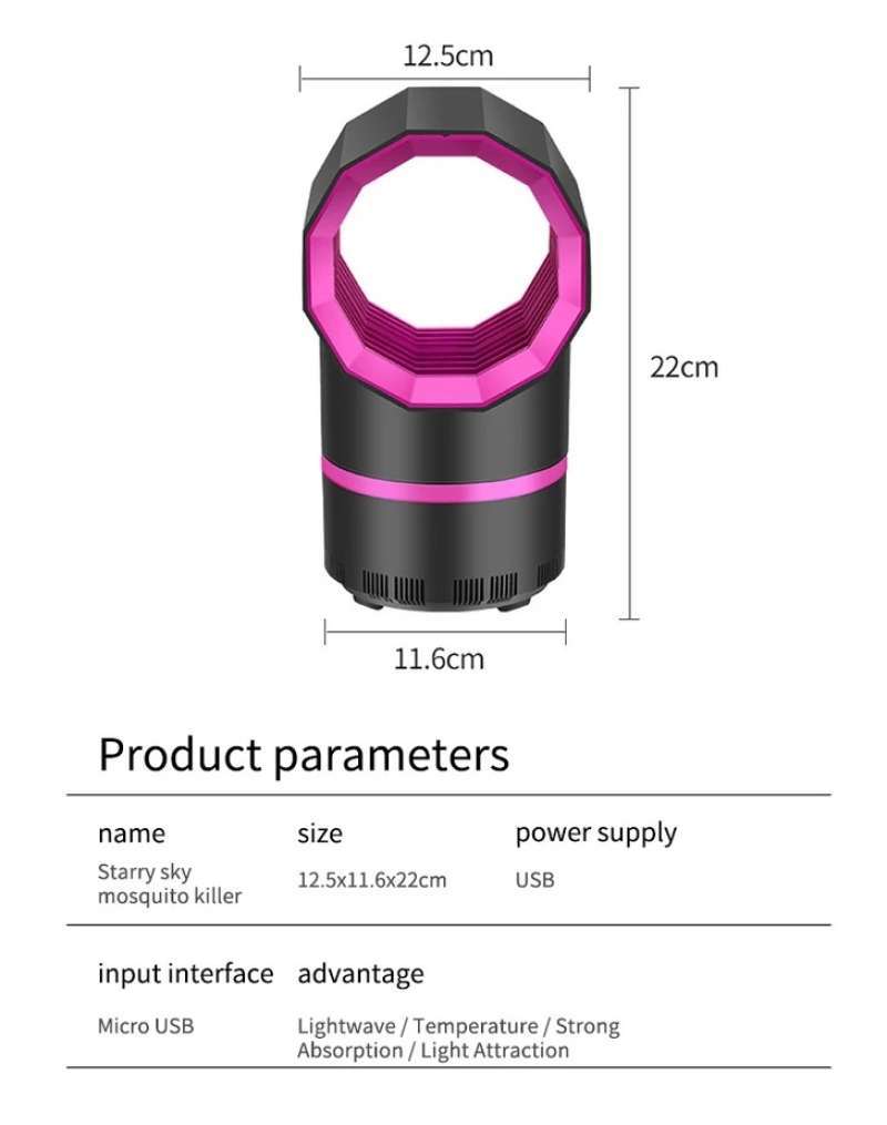 perangkap nyamuk usb light mosquito