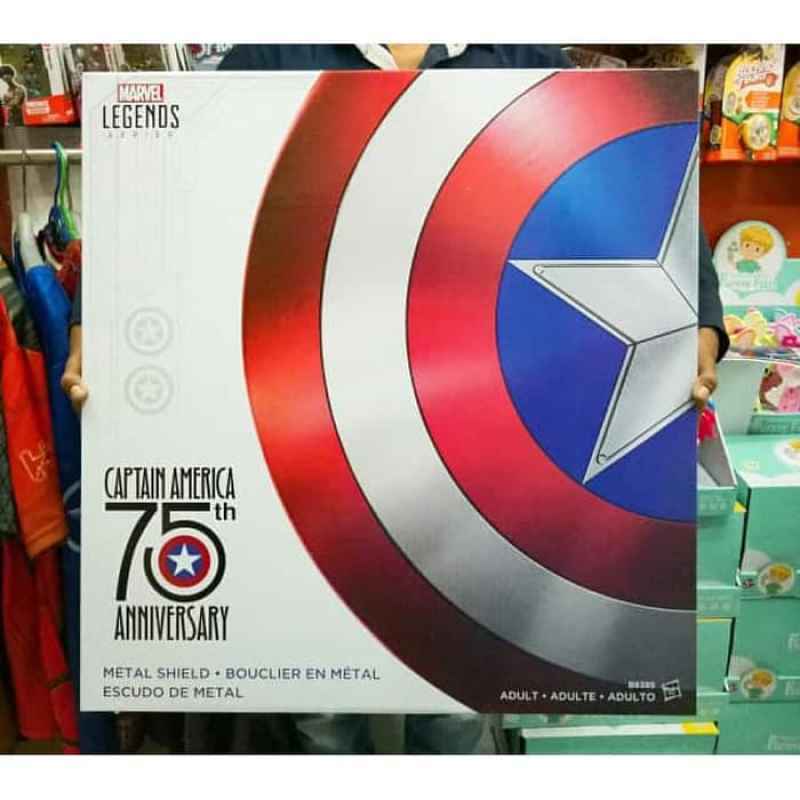 Jual Marvel Legends Replica Shield Captain America 75 Anniversary Online November 2020 Blibli