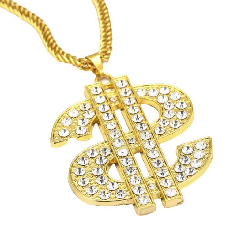 Jual 18k Gold Plated Dollar Sign 