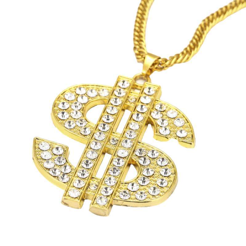 Jual 18k Gold Plated Dollar Sign 