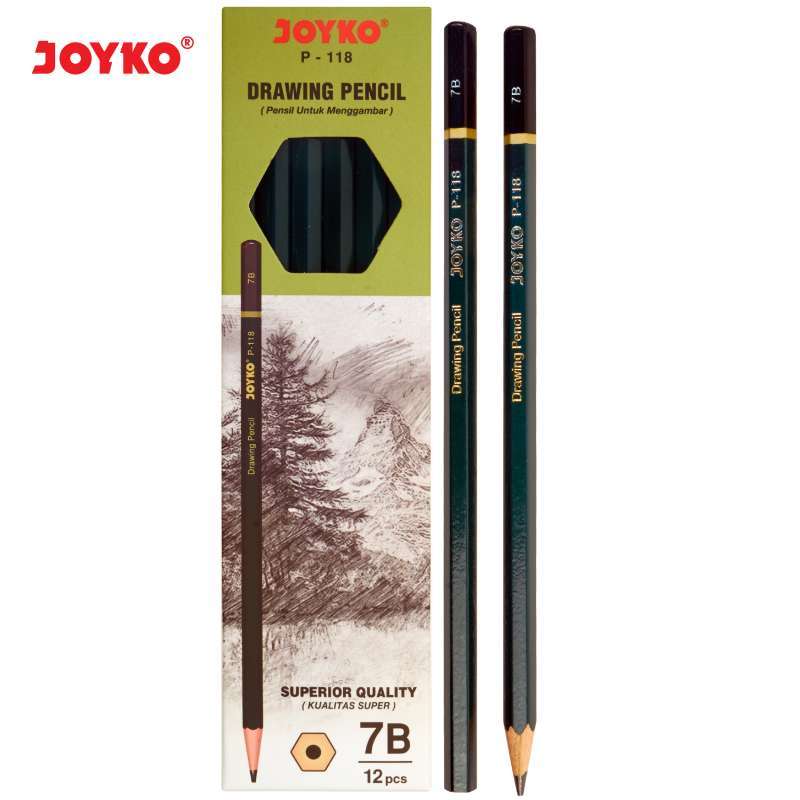 Jual Drawing Pencil Pensil Menggambar Joyko P 118 7b 1 Box 12 Pcs Online Desember 2020 Blibli